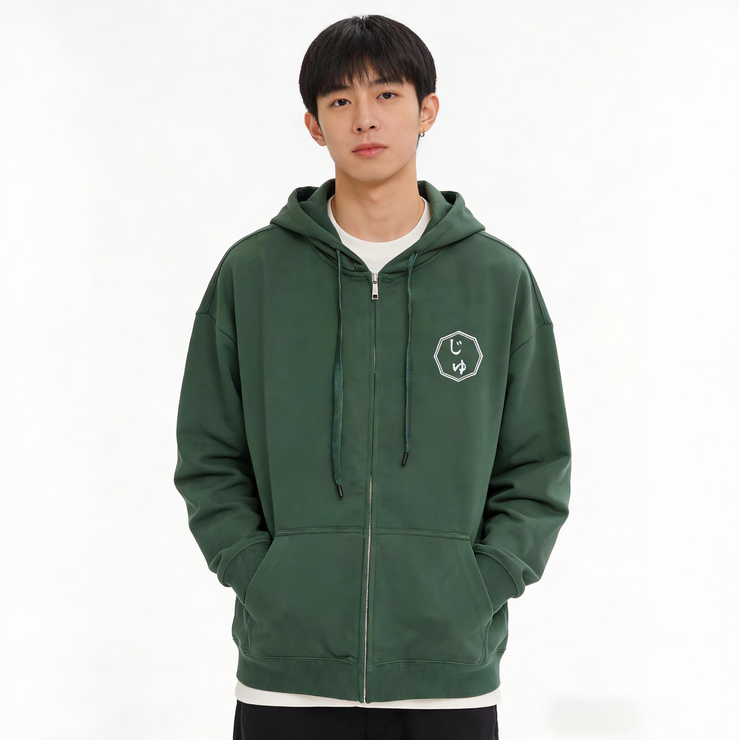 NEW ARRIVAL！商店風－秋冬大活躍！☆名前入ジッパーフード付きスウェットシャツ