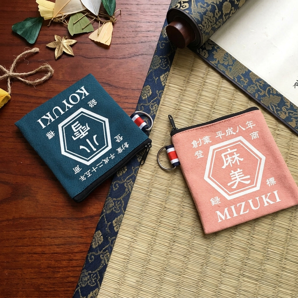 Personalized Square Coin Storage Bag, Shop Style