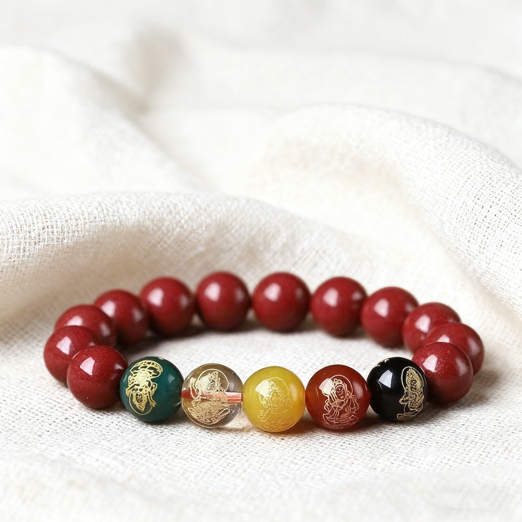 「開運・金運」五路財神ブレスレット - 全方位から金運を招く守護のブレス