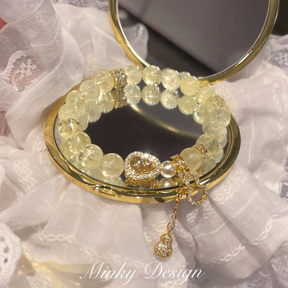 「健康・浄化」ひょうたん型クリスタルクォーツ - 浄化と幸運を招く守護石