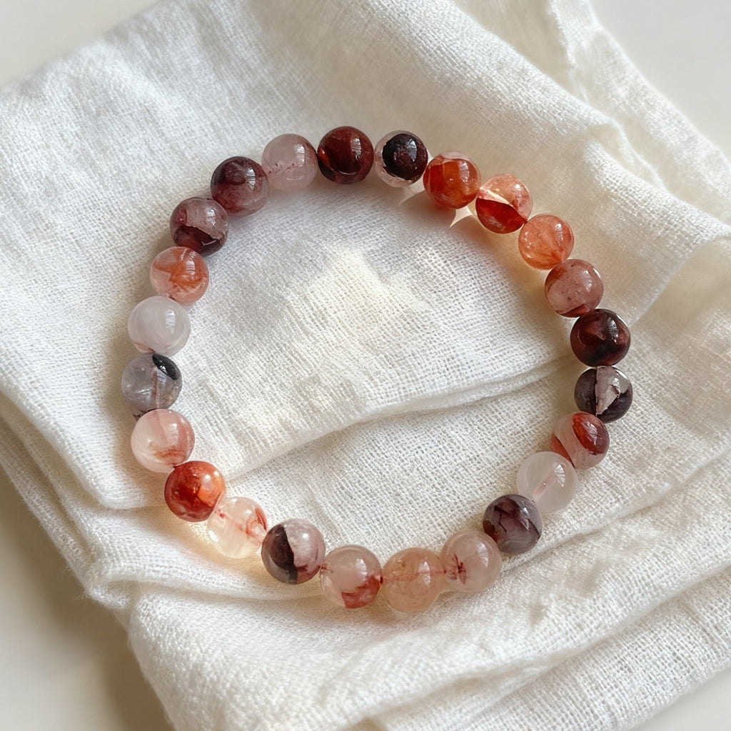 「恋愛・人間関係」桃花招福ブレスレット - 恋愛運を強力に引き寄せるピンクの守り