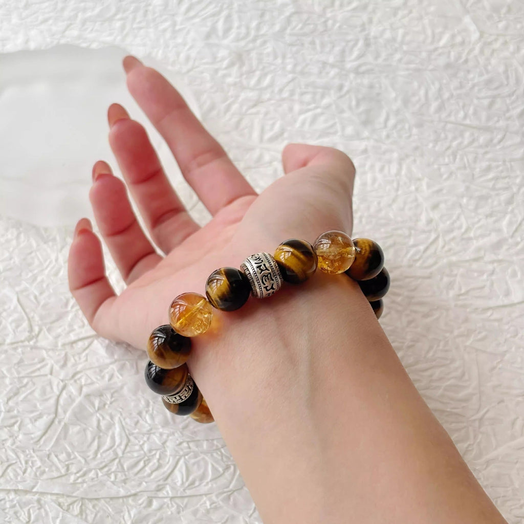 「開運・金運」タイガーアイブレスレット - 金運アップ