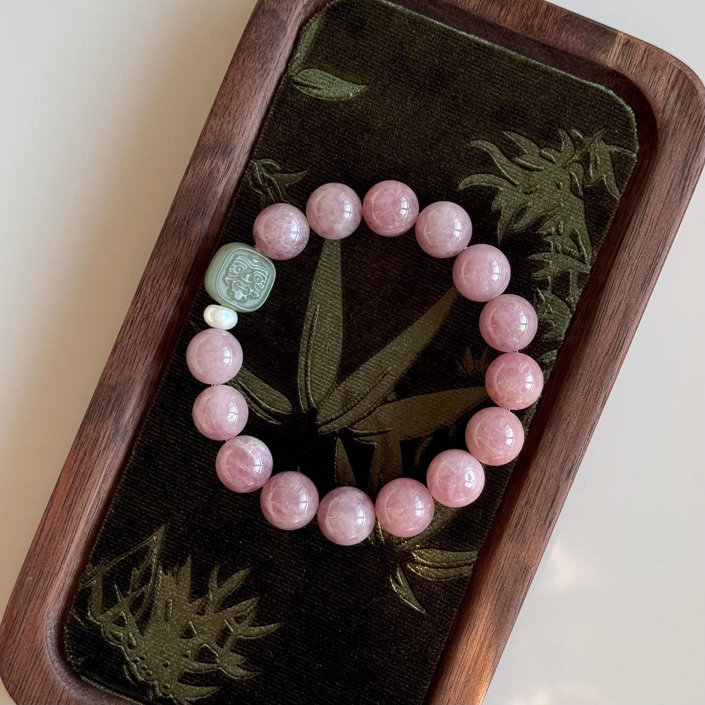 「知恵 · 学業」アメジストの合格・勉強応援ブレスレット - 知恵と集中力を高める紫水晶