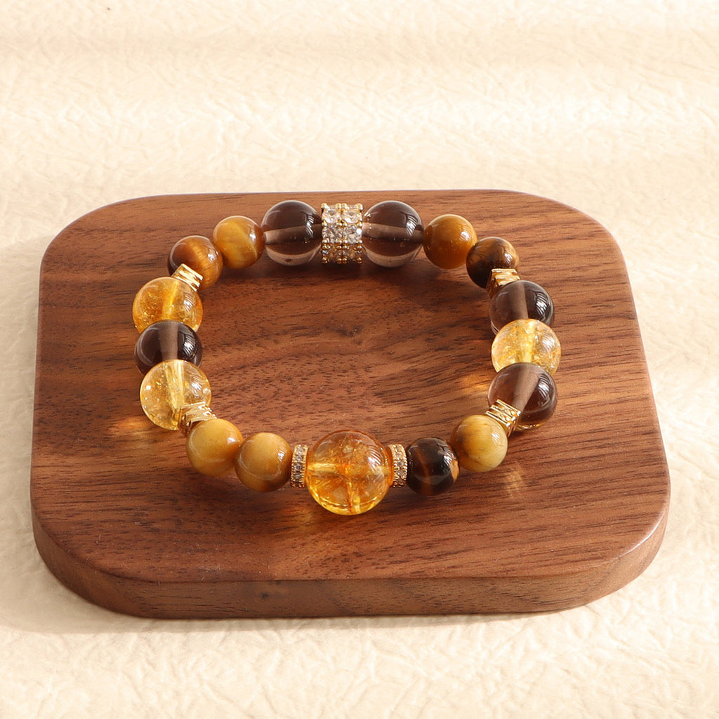 「開運・金運」タイガーアイブレスレット - 金運アップ  02