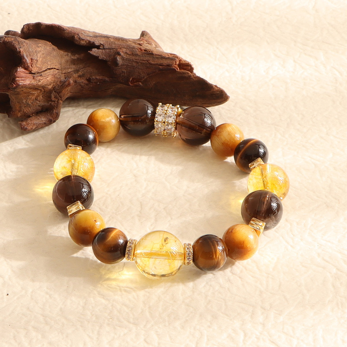 「開運・金運」タイガーアイブレスレット - 金運アップ  02