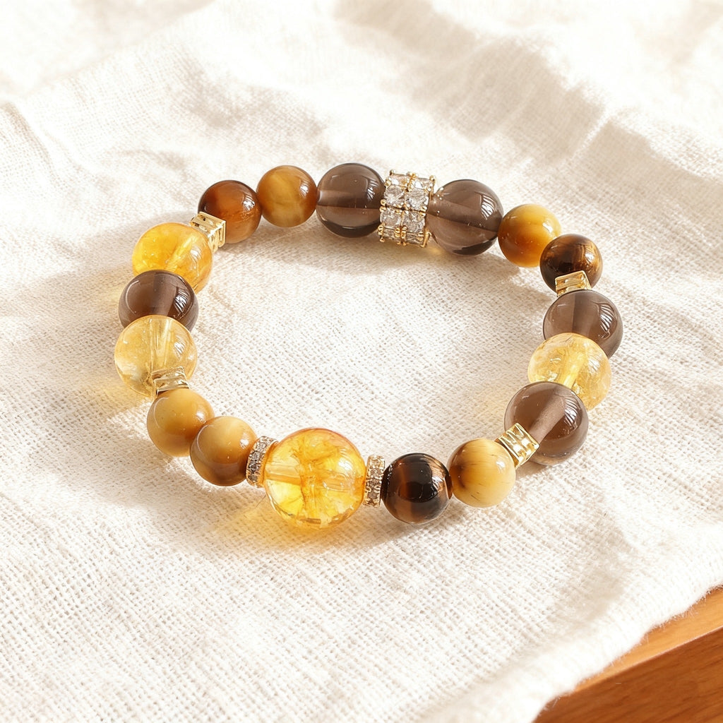 「開運・金運」タイガーアイブレスレット - 金運アップ  02