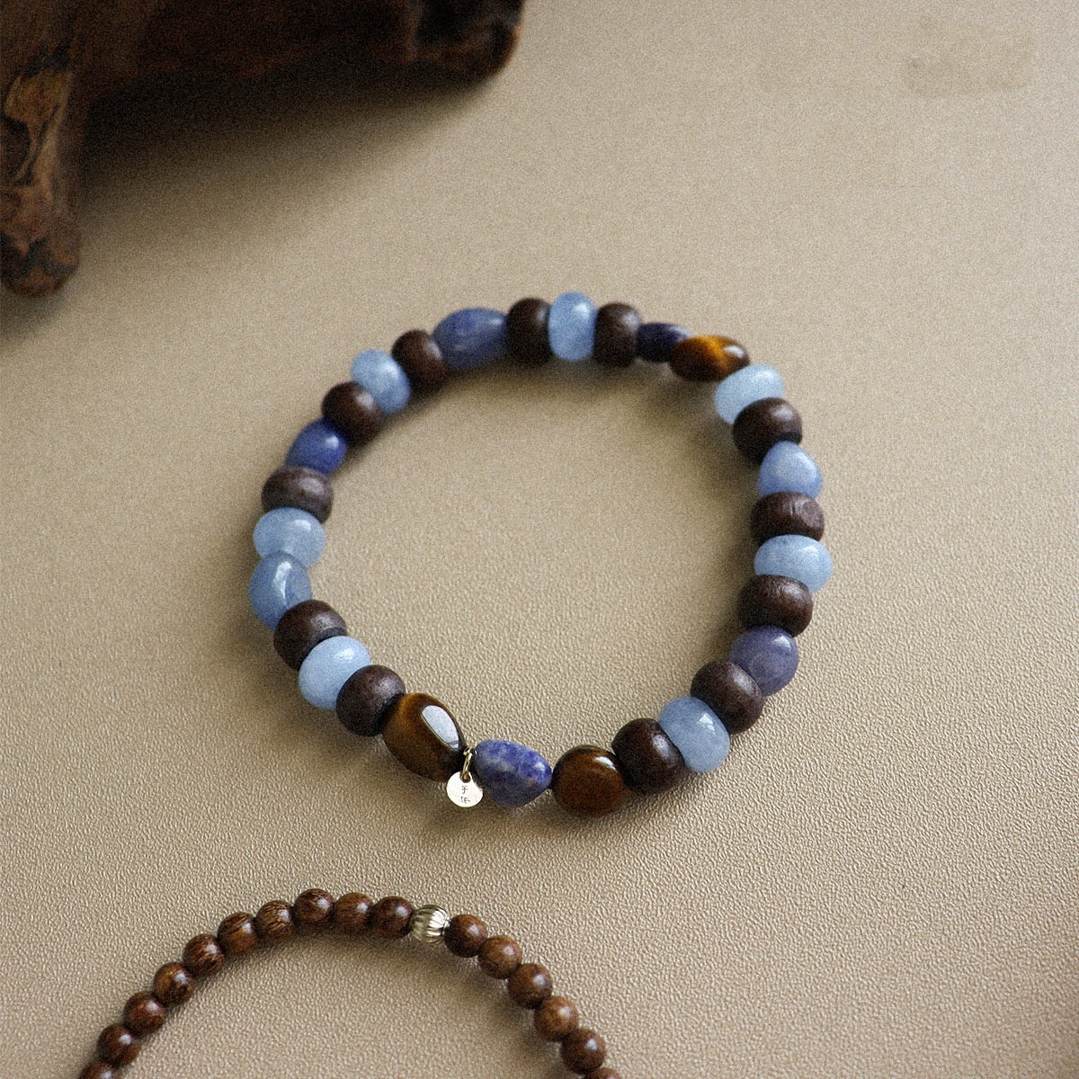 「仕事・安定」ラピスラズリの事業安定ブレスレット - 知恵と成功を導く帝王の石