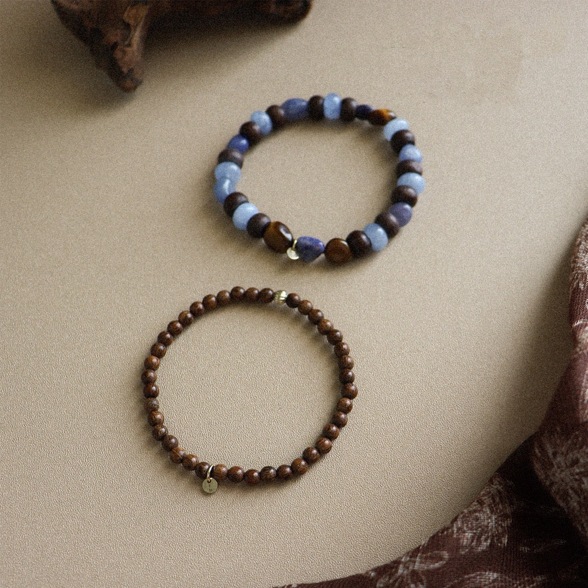 「仕事・安定」ラピスラズリの事業安定ブレスレット - 知恵と成功を導く帝王の石