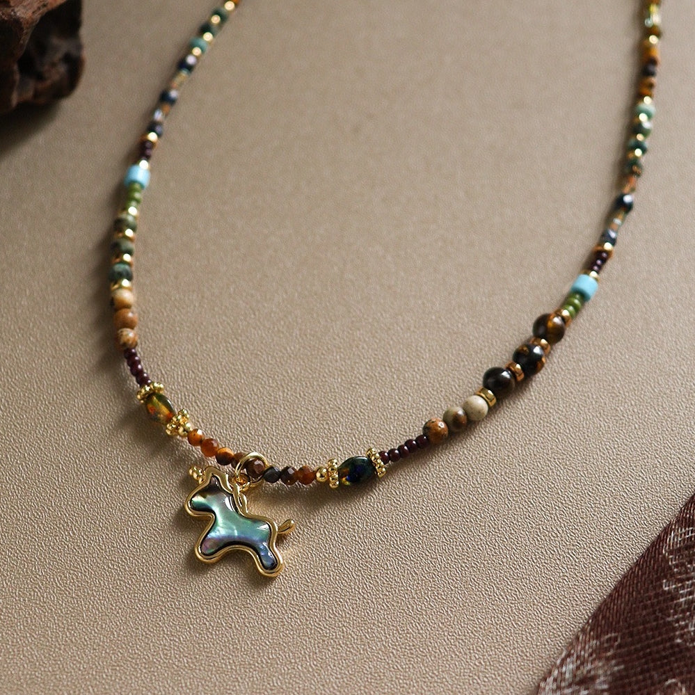 「開運・金運」ピクチャーストーン＆タイガーアイブレスレット - 創造と実行の融合