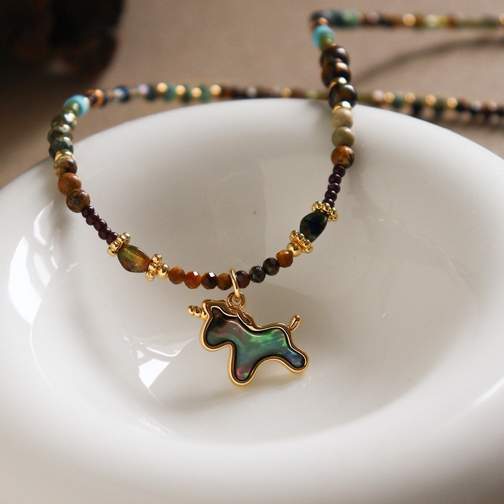 「開運・金運」ピクチャーストーン＆タイガーアイブレスレット - 創造と実行の融合