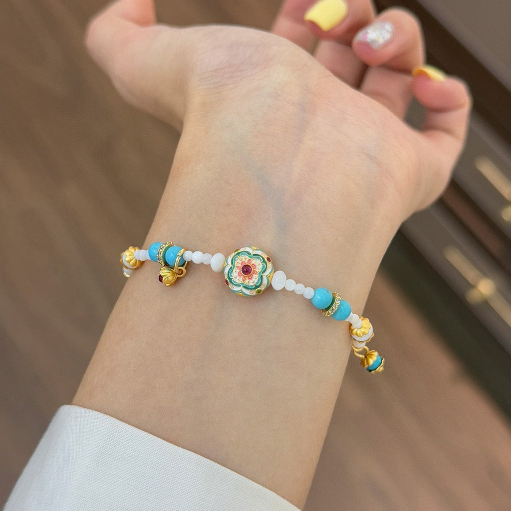 「活力・自信」ジルコン＆ルビー＆ターコイズ ジュエリーセット - 輝きと情熱と守護の調和