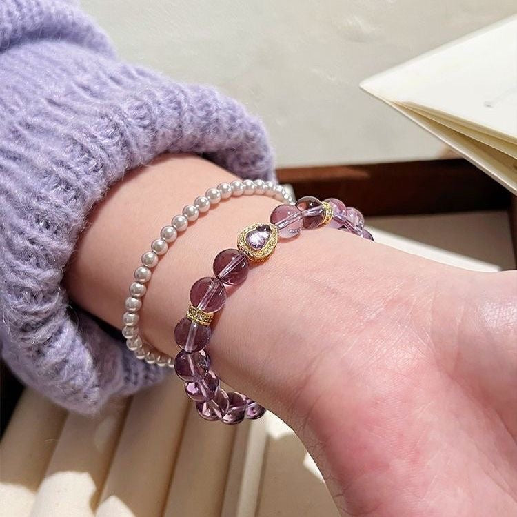 「知恵 · 学業」ブラジル産 アメジスト