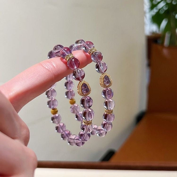 「知恵 · 学業」ブラジル産 アメジスト