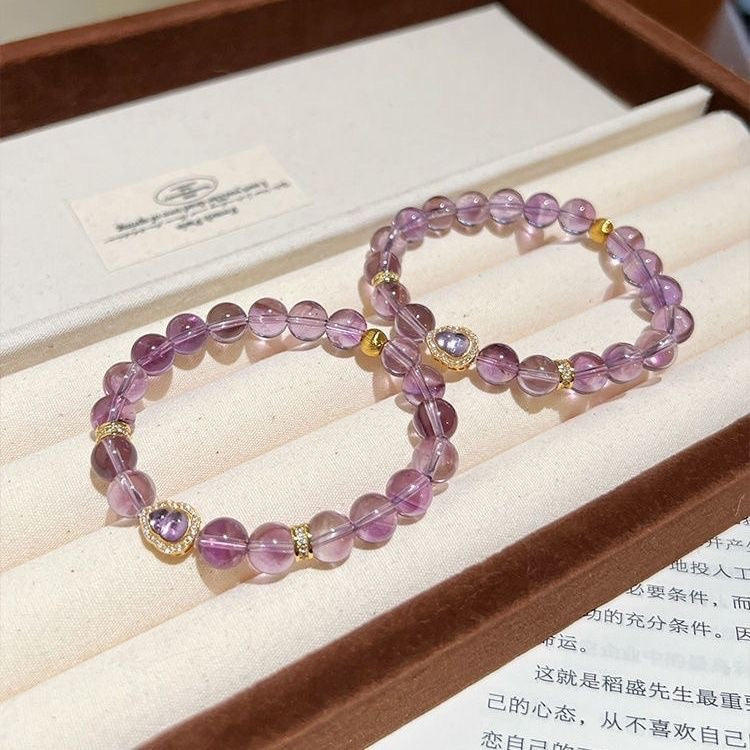 「知恵 · 学業」ブラジル産 アメジスト