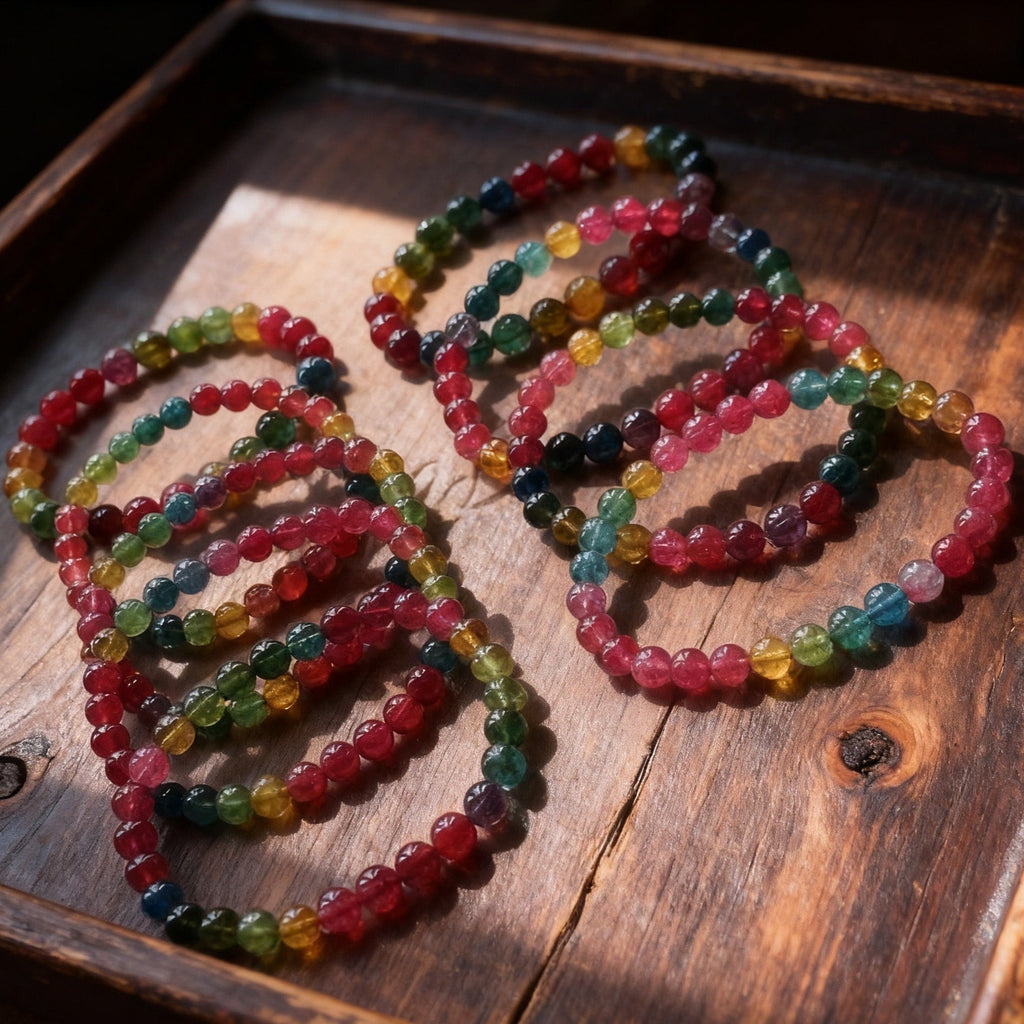 「浄化 · 安定」虹の調和とインスピレーションの石