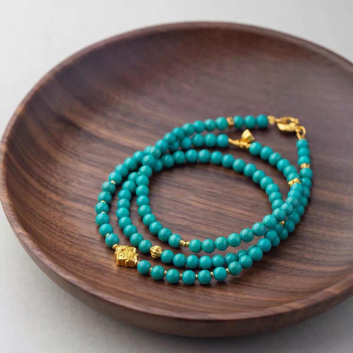 「開運・金運」2WAYターコイズチェーンブレス - 守護と幸運を呼ぶ 使い分け自由なターコイズ