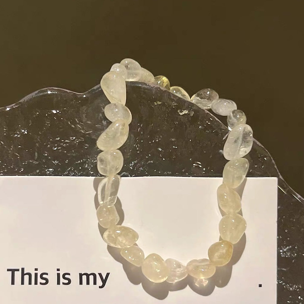 「開運・金運」シトリンの金運ブレスレット - 富と成功を呼び込む"商売の石