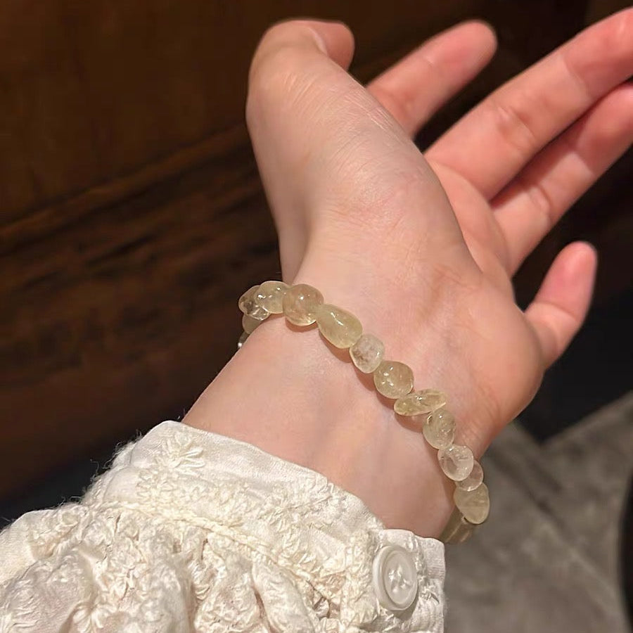 「開運・金運」シトリンの金運ブレスレット - 富と成功を呼び込む"商売の石