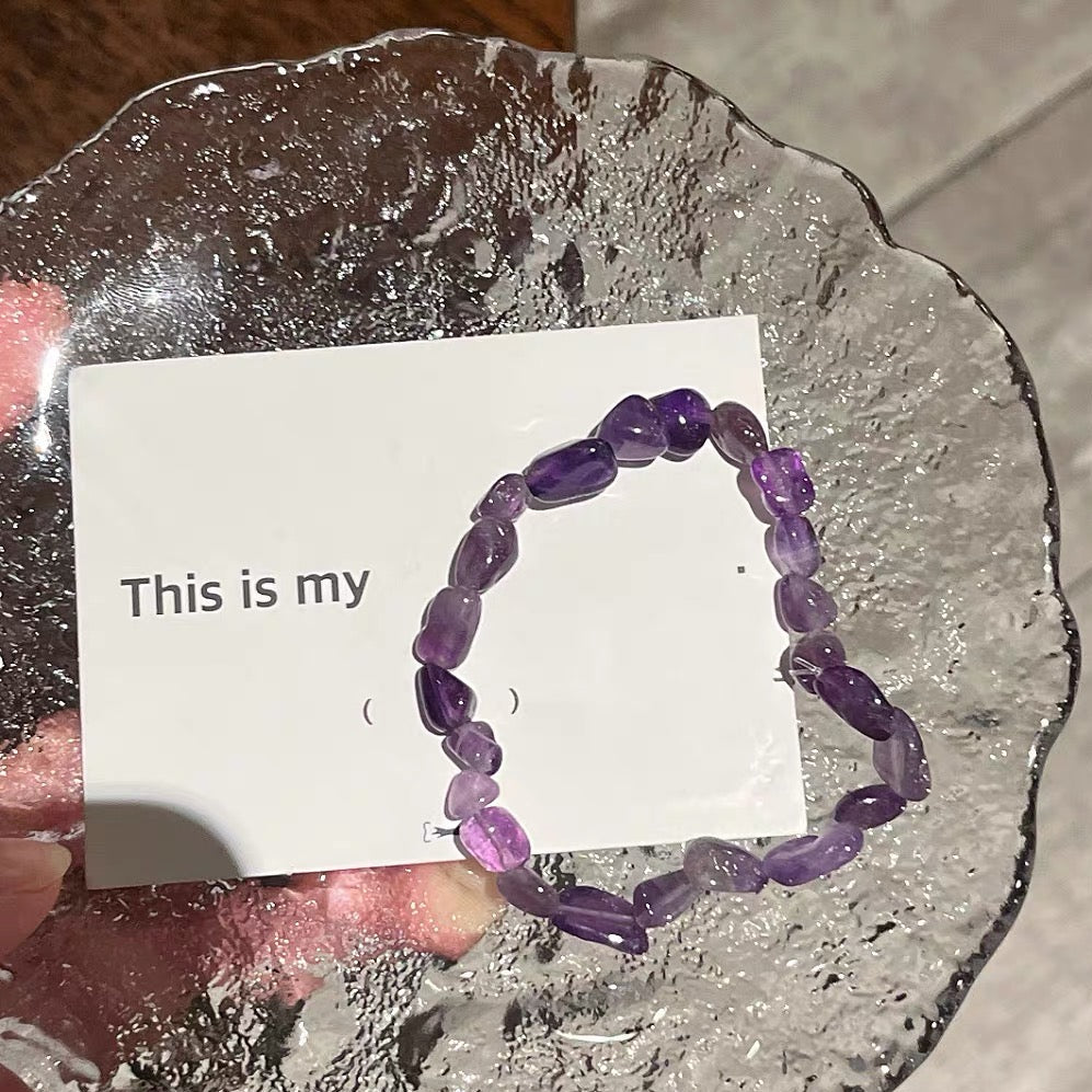 「知恵 · パワー 気」九紫離火運アメジストクリスタル - 未来20年を切り開く開運・活性の結晶