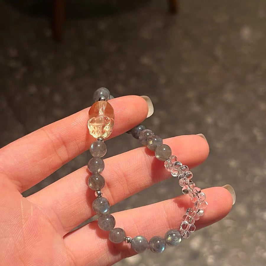 「開運・金運」最強金運！シトリン招財ピーフーペンダント - 富を招き逃がさない最強タッグ