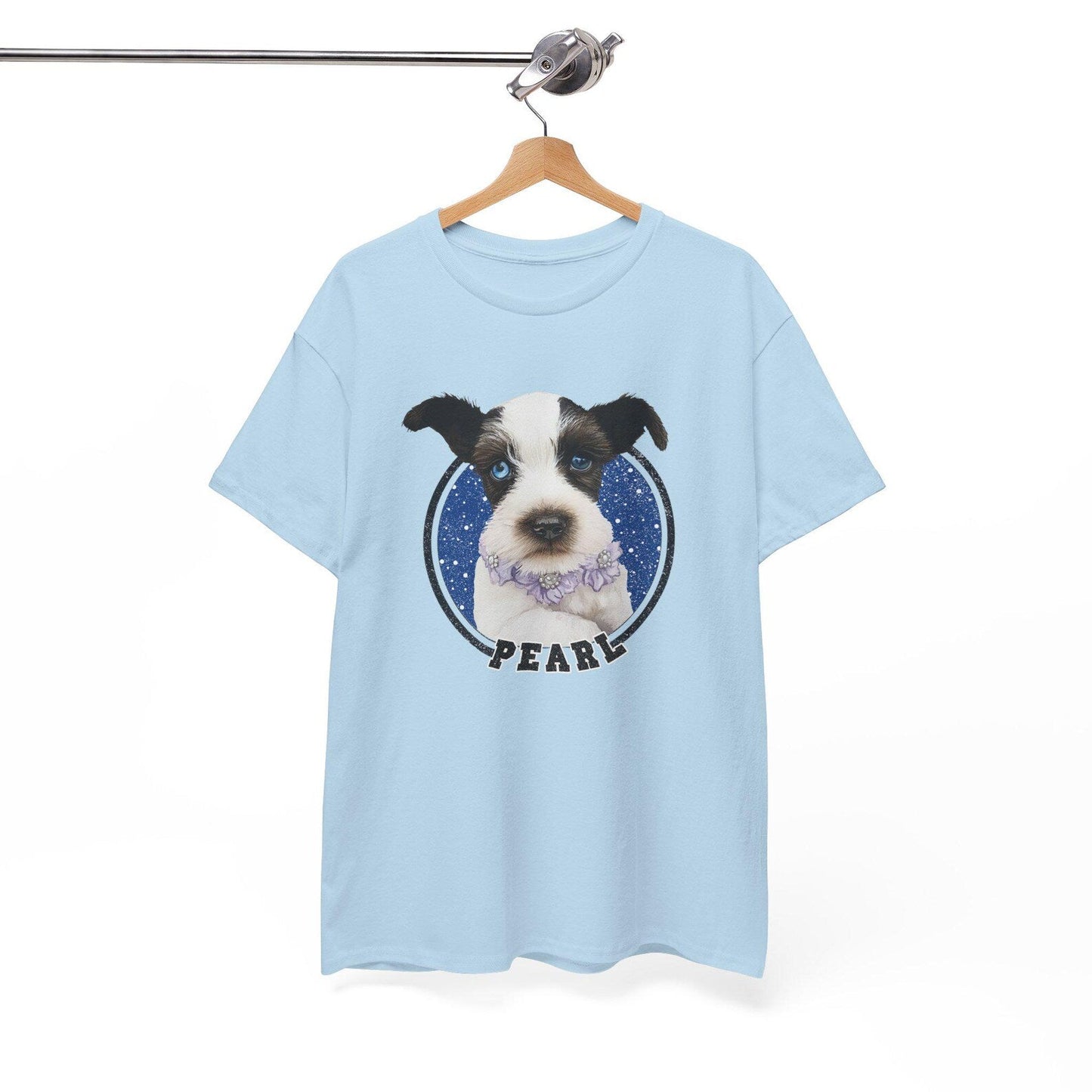 印絵 愛犬・愛猫ペット  写真オーダーメイドＴシャツ 線  大きな図案 「カラー」